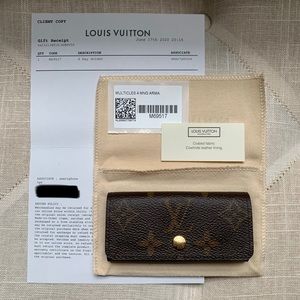 Louis Vuitton Monogram 4 Key Holder